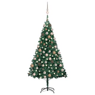 Foto 1 | Foto 1 | Árbol De Navidad Vidaxl De 1 8 M Con Luces Led Y Juego De Bolas De Pvc Verde - Venta Internacional.