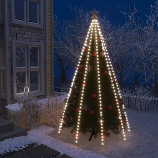 Foto 1 | Foto 1 | Guirnalda De Luces Led Para Árbol De Navidad 400 Cm Color Blanco Frío - Venta Internacional.