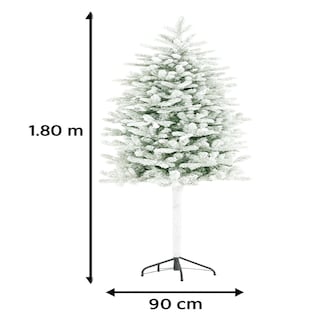 Foto 2 | Foto 2 | Árbol De Navidad Premium Nevado Pet Friendly 1.80 M X 90 Cm – Seguro Elegante Y Realista Kyuden Home