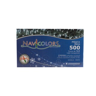 Foto 3 | Foto 3 | Serie Navideña Mágica Luz Led Blanca Navicolors 500 Focos 23 M