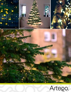 Foto 4 | Foto 4 | Luces de Navidad Serie de 200 LED Luz Cálida Artego Uso Interior Exterior