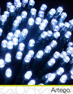 Foto 6 | Foto 6 | Luces de Navidad Serie de 200 LED Luz Blanca Artego Uso Interior Exterior