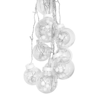 Foto 4 | Foto 4 | Serie Navideña Navicolors L573097 Cortina Led de Pelotas Luz Cálida