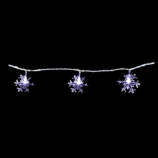 Foto 4 | Foto 4 | Serie Navideña Copo de Nieve Navicolors 20 Focos Led Luz Blanca 4 m