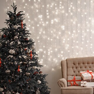Foto 4 | Foto 4 | Serie de Luces Tipo Cortina Navicolors L573120 800 Led Luz Blanca 3x3 m