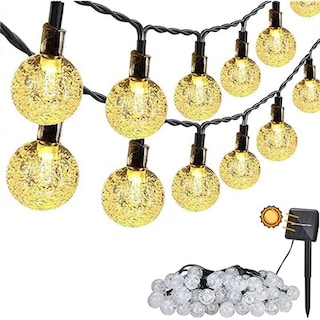 Foto 1 | Foto 1 | Luces Solares Led Tipo Cuerda, 6,5 M, 30 Led, Impermeables Para Jardín - Venta Internacional.