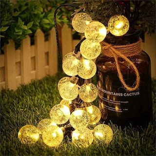 Foto 2 | Foto 2 | Luces Solares Led Tipo Cuerda, 6,5 M, 30 Led, Impermeables Para Jardín - Venta Internacional.