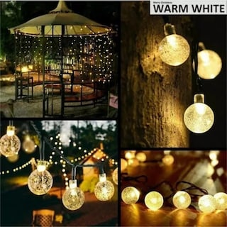 Foto 3 | Foto 3 | Luces Solares Led Tipo Cuerda, 6,5 M, 30 Led, Impermeables Para Jardín - Venta Internacional.