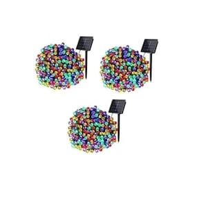Foto 1 | Foto 1 | Guirnalda Navideña Con Luces Solares, 10 M, 100 Led, Paquete X3 - Venta Internacional.