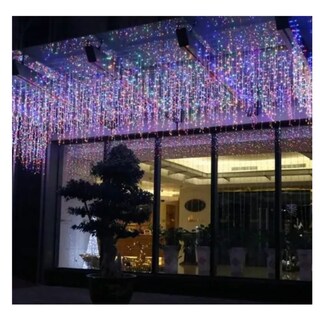 Foto 4 | Foto 4 | Luces Navideñas Guirnalda Waterfall Solar 200 Multicolor - Venta Internacional.