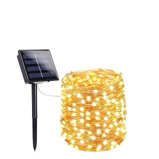 Foto 1 | Foto 1 | Luces Navideñas Solares Fairy Wire 500 Led De 50 M, Color Blanco Intenso - Venta Internacional.