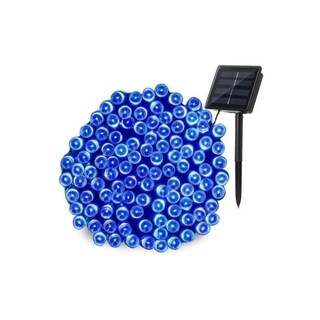 Foto 1 | Foto 1 | Guirnalda Navideña Con Luces Solares, 10 M, 100 Led, Color Azul - Venta Internacional.