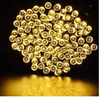 Foto 3 | Foto 3 | Paquete de 2 Luces Solares con Forma de Guirnalda 200 Led 20 Metros Blanco Cálido - Venta Internacional