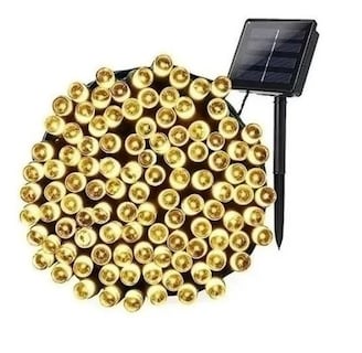 Foto 6 | Foto 6 | Paquete de 2 Luces Solares con Forma de Guirnalda 200 Led 20 Metros color Blanco Cálido - Venta Internacional