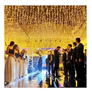 Foto 3 | Foto 3 | Luces Navideñas con Forma de Guirnalda Cascada 6 M Led 200 Luces - Venta Internacional