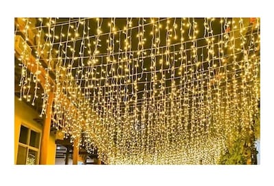 Foto 4 | Foto 4 | Luces Navideñas con Forma de Guirnalda Cascada 6 M Led 200 Luces - Venta Internacional
