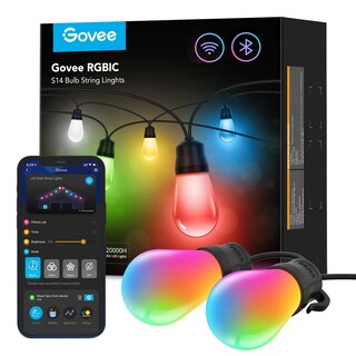 Foto 1 | Foto 1 | Guirnalda De Luces Para Exteriores Govee H7020 Rgbic, Blanco Cálido, 14,6 M - Venta Internacional.