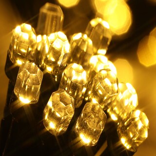 Foto 2 | Foto 2 | Serie De Luces Navideñas Led 300 Focos Diamante Luz Cálida Brillante