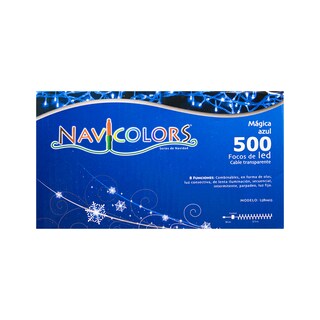 Foto 3 | Foto 3 | Serie Navideña 500 Luces Led Luz Azul Cian 23mts 8 Funciones
