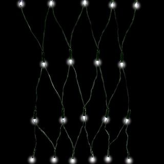 Foto 1 | Foto 1 | Red De Luces Led Navideña 320 Luces Led Luz Blanca 3 Metros Función Destello