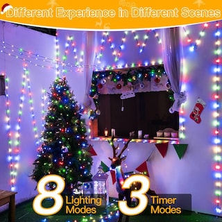 Foto 5 | Foto 5 | Luces Navideñas Ollny 1000 Led, 100 M, Ip67, Impermeables Con Mando A Distancia - Venta Internacional.