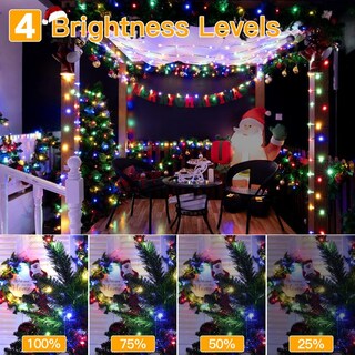 Foto 7 | Foto 7 | Luces Navideñas Ollny 1000 Led, 100 M, Ip67, Impermeables Con Mando A Distancia - Venta Internacional.