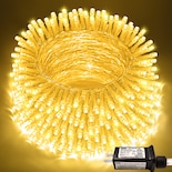 Luces Navideñas Jmexsuss 200 Led, Blanco Cálido, 20 M, Interior/exterior - Venta Internacional.