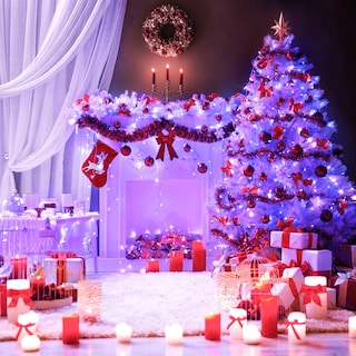 Foto 6 | Foto 6 | Luces Navideñas Jmexsuss 600 Led Moradas De 168 Pies Para Exteriores E Interiores - Venta Internacional.