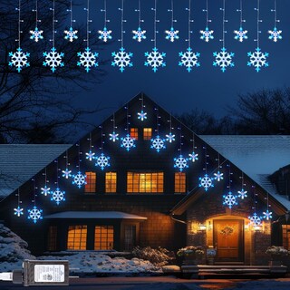 Foto 1 | Foto 1 | Luces Brightown Para Copos De Nieve, 13 Pies Y 192 Led, Con 16 Gotas, 8 Modos - Venta Internacional.