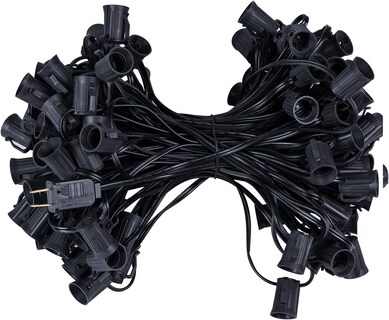 Foto 1 | Foto 1 | Light Strand C9 De 100 Pies Para Enchufe E17, 30 Cm De Espacio Para Exteriores - Venta Internacional.
