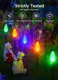 Foto 2 | Foto 2 | Luces Navideñas Para Caminos Brightown C9, 7,8 M, 20 Led, Multicolor - Venta Internacional.