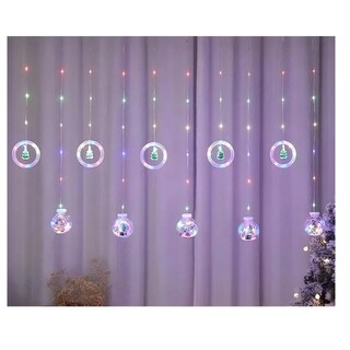 Foto 3 | Foto 3 | Luces Navideñas Con Forma De Cascada, Diseño De Guirnalda, Arosbola, 220 V - Venta Internacional.