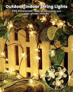 Foto 6 | Foto 6 | Guirnalda De Luces Solares Brightown, 120 Led, 52 M, Impermeables, Paquete De 2 - Venta Internacional.