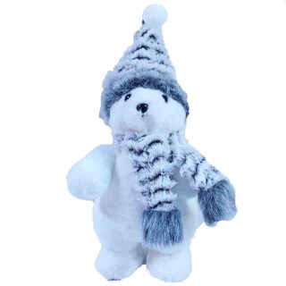 Foto 1 | Foto 1 | Adorno de Navidad Kyuden Home Blanco Oso con Gorro y Bufanda