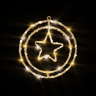 Foto 5 | Foto 5 | Figura Giratoria De Estrella Led Decoración Navideña Led Luz Cálida 30cm