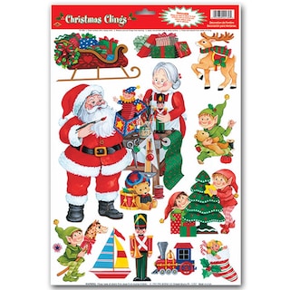 Foto 1 | Foto 1 | Adhesivos de Papá Noel - Venta Internacional