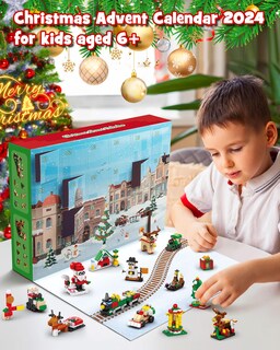 Foto 4 | Foto 4 | Calendario De Adviento D-fantix Christmas 2024 Con 24 Bloques De Construcción - Venta Internacional.