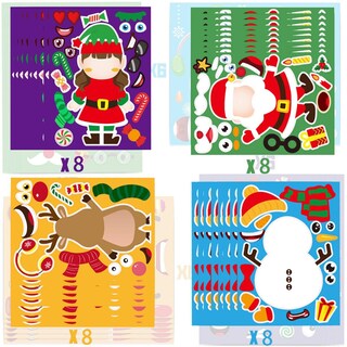 Foto 4 | Foto 4 | Set De Pegatinas Navideñas Guasslee De 32 Hojas Autoadhesivas - Venta Internacional.