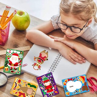 Foto 5 | Foto 5 | Set De Pegatinas Navideñas Guasslee De 32 Hojas Autoadhesivas - Venta Internacional.