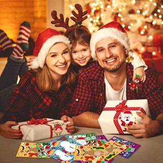 Foto 7 | Foto 7 | Set De Pegatinas Navideñas Guasslee De 32 Hojas Autoadhesivas - Venta Internacional.