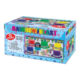 Foto 7 | Foto 7 | Surtido Para Fiestas Beistle Rainbow Blast Nochevieja Para 10 Personas - Venta Internacional.