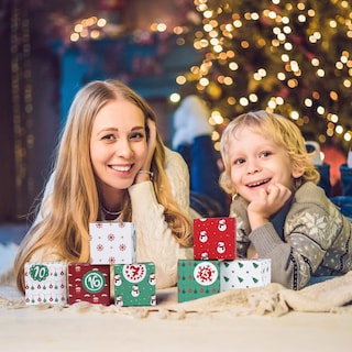 Foto 5 | Foto 5 | Calendario De Adviento Navideño Kesoto 2024 Con 24 Cajas De Cartón - Venta Internacional.