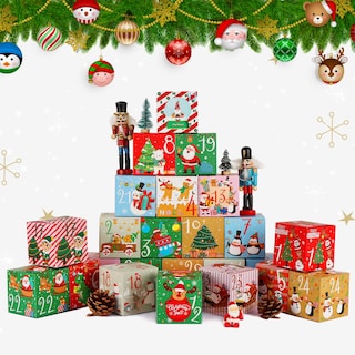 Foto 1 | Foto 1 | Calendario Navideño De Adviento, Nuestra Cálida Caja Para 24 Días, Para Hacer Tú Mismo - Venta Internacional.