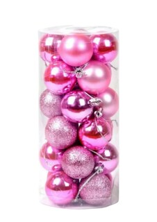 Foto 1 | Foto 1 | Elegante Set De 24 Adornos Navideños Xtellar Para Árbol – Resplandecientes Y Duraderos