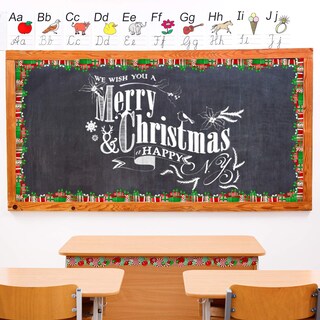 Foto 5 | Foto 5 | Pegatinas Con Borde Con Forma De Boletín Navideño Con Forma De Ballena, 20 M, Caramelos - Venta Internacional.