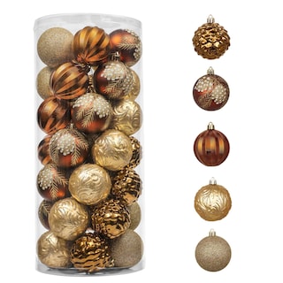 Foto 1 | Foto 1 | Set De Adornos Navideños Valery Madelyn, Bronce Y Cobre De 35 Quilates - Venta Internacional.