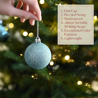 Foto 5 | Foto 5 | Decoraciones Para Árbol De Navidad Valery Madelyn, 50 Quilates, Azul Claro - Venta Internacional.