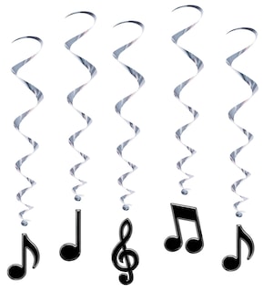 Foto 1 | Foto 1 | Beistle Colgante Con Forma De Espiral Para Notas Musicales (5 Unidades) Para Fiestas - Venta Internacional.