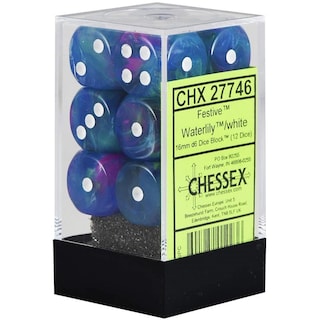 Foto 1 | Foto 1 | Nenúfar Festivo De Dice Chessex Con Bloque Blanco, 12 X 6, 16 Mm - Venta Internacional.