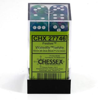 Foto 4 | Foto 4 | Nenúfar Festivo De Dice Chessex Con Bloque Blanco, 12 X 6, 16 Mm - Venta Internacional.